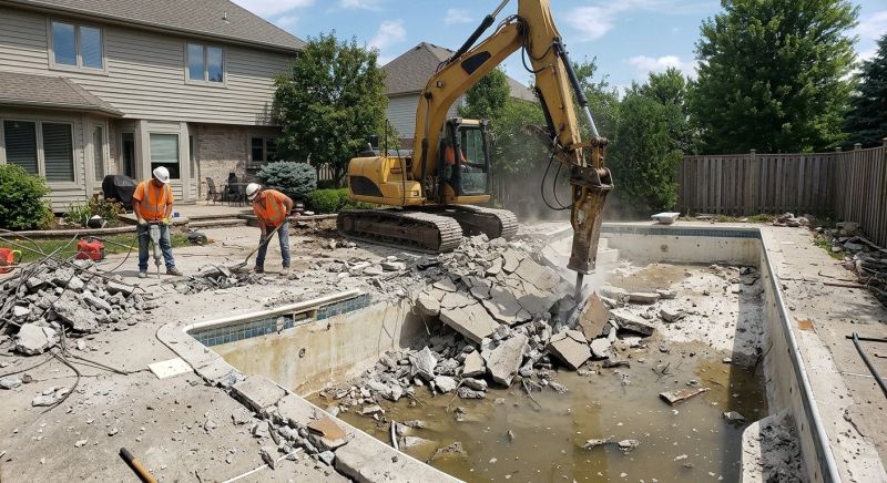 Pool Paver Demolition Service